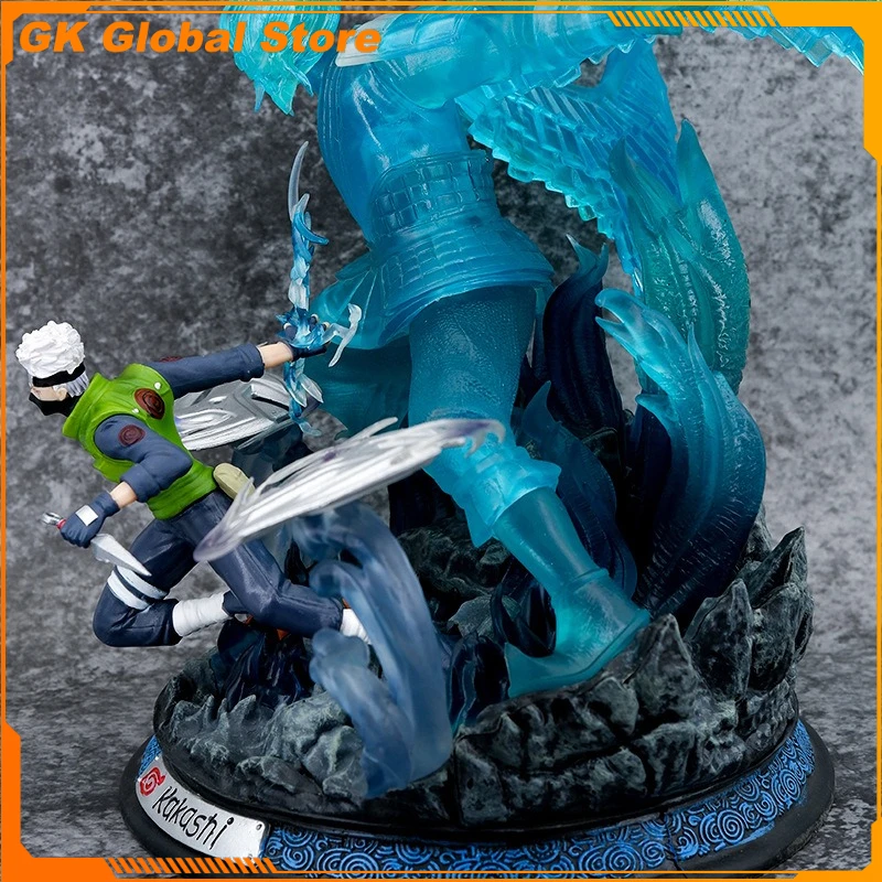 Neue 31 cm NARUTO Anime Figur Hatake Kakashi Uchiha Itachi Uchiha Sasuke Peripherie Modell Statue Desktop Ornamente Geschenke Spielzeug