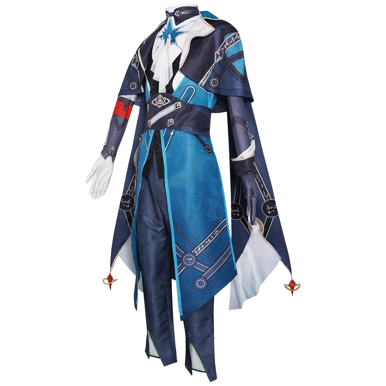 زي لعب الأدوار أزياء Bhāo Huakan Xīng Qiya ng Tiê Dão التأثيرية - نسخة نمط الظلام ناني كتي شي أزياء الهالوين 2D دور الشخصية P