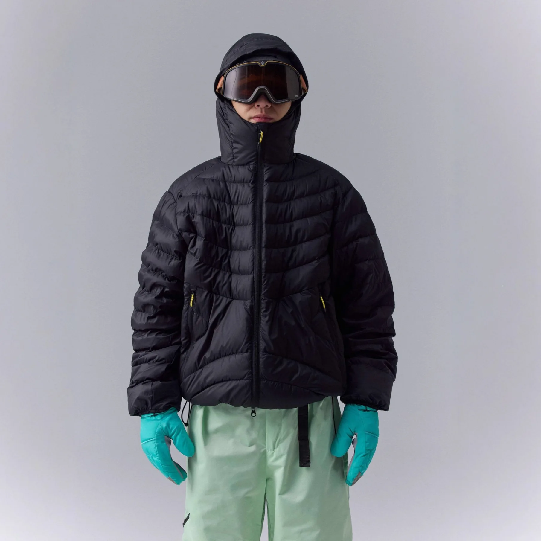 Outdoor Hiking Waterproof Down Jacket Men Women Winter 90% White Duck Down Couple's Hooded Coats casaco militar masculino JK-149