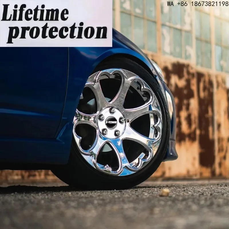 Custom love Heart Chrome 1-piece 17 18 19 20 21 22 24 Inch Aluminum Alloy Forged Wheels for Passenger for 5X114.3 5X120 5X112