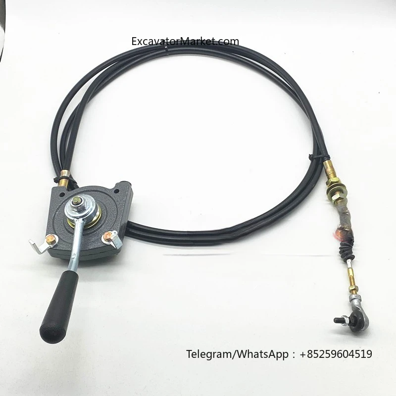 Excavator Parts Excavator parts Liugong LG906 907 908/C/D Manual Throttle Cable Throttle Wire Manual Push-Pull Wire