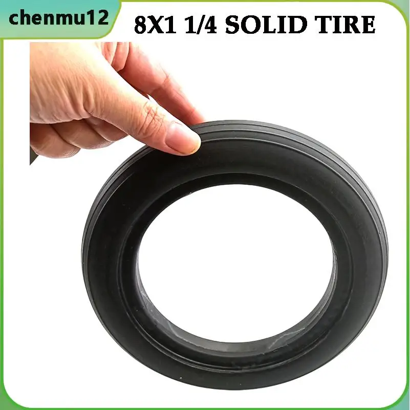 8x1 1/4 solid tire does not require inflation for baby strollers