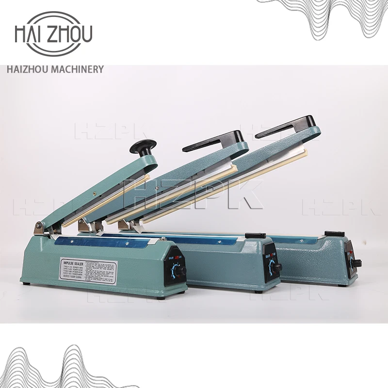 HAIZHOU Plastic Impulse Sealer Heat Sealing Machine 100mm Food Bag Sealer for Home Use PFS-100