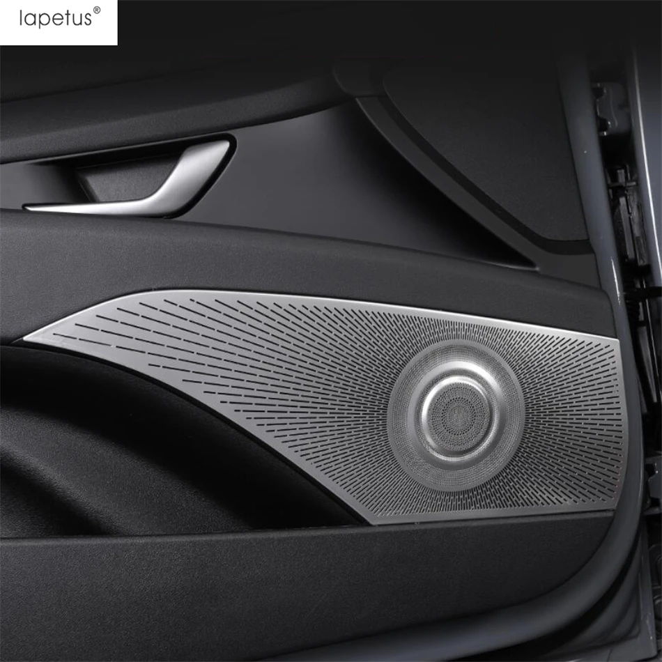 

Side Car Door Stereo Speaker Audio Sound Horn Fame Cover Trim For Hyundai Elantra 2021 2022 Stainless Steel Accessories Interior