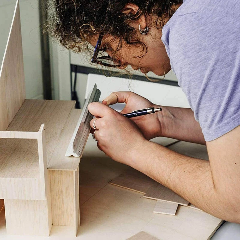 Láminas de madera contrachapada para manualidades, placa Universal para hacer modelos de niños, juguetes Balsa, 10 piezas