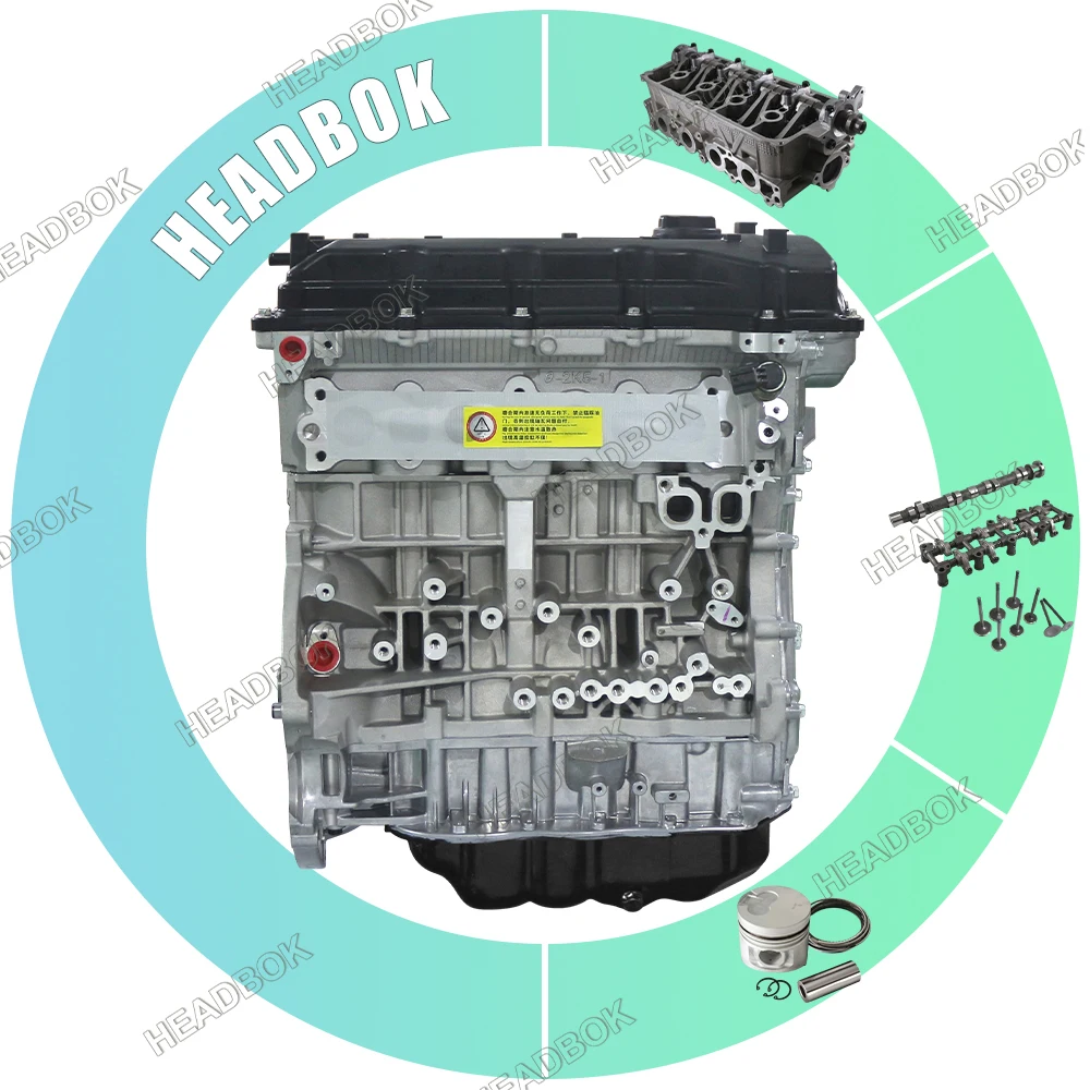 مجموعة المحرك الجديد للسيارة الكورية G4LA G4LC G4FA G4FC G4KD G4KE G4KH لمحرك Hyundai Kia Assy