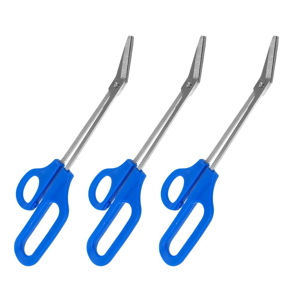 

3pcs Stainless Steel Long Handled Toenail Clippers for Thick Nails Cuticle Trimmer Nail Tools Manicure Pedicure