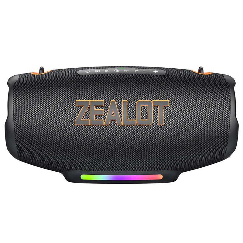 Zealot-s127 Bluetooth-luidsprekers 100W Verbeterde bas Draagbare draadloze buitenluidspreker 12 uur IPX6 Waterdichte luidspreker Bluetooth 5.4