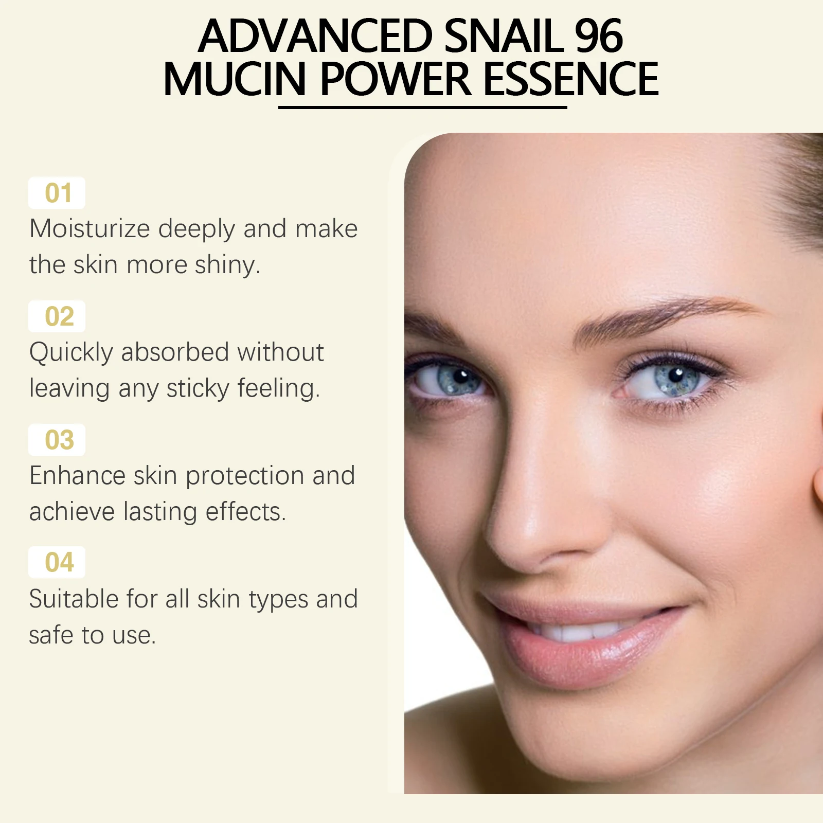 Eau d'essence hydratante à la  - Snail Mucin Essence avis et prix