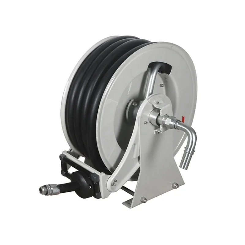 

3/4" 50FT Rapid Metal Automatic Retractable Winding Fuel Gasoline Petrol Oil Diesel Hose Reel