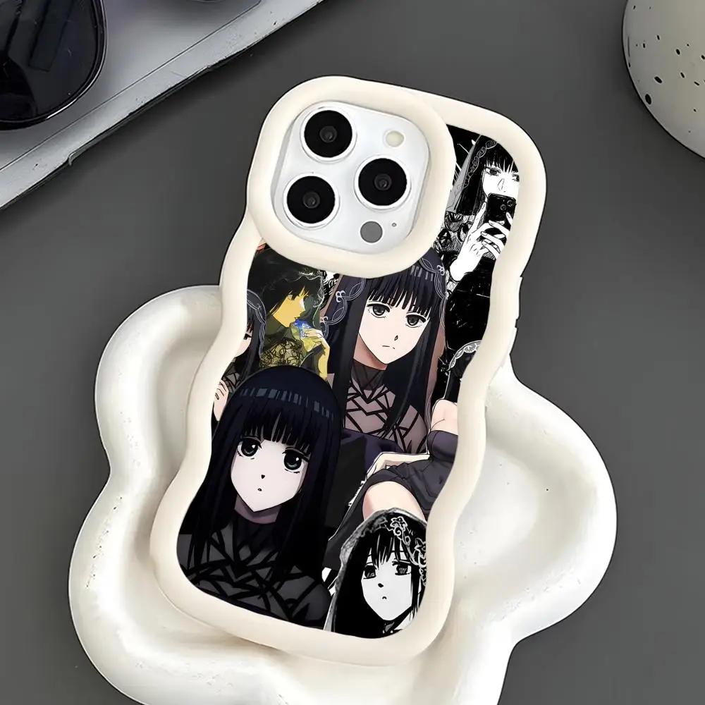 

Sakamoto Days Osaragi Phone Case for iPhone 17 16 15 14 13 12 11 Air Pro Max Plus White Soft TPU Wavy Edge Cover