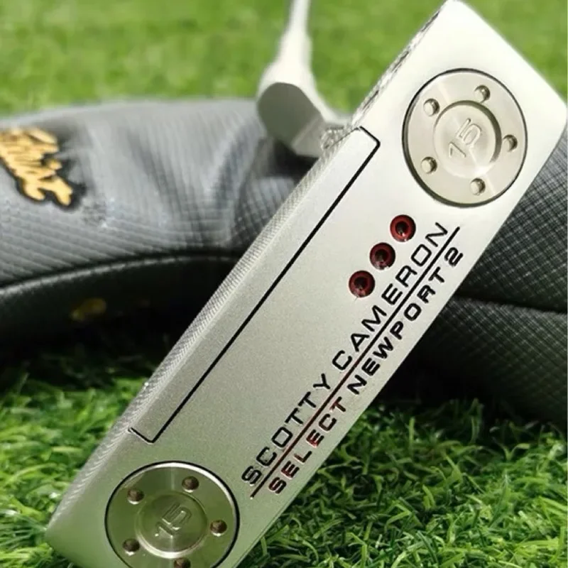 

New Putter 32/33/34/35 Inches Silver White Golf Clubs Left Hand Right Hand with Cover One Word Three Point Putter Silver