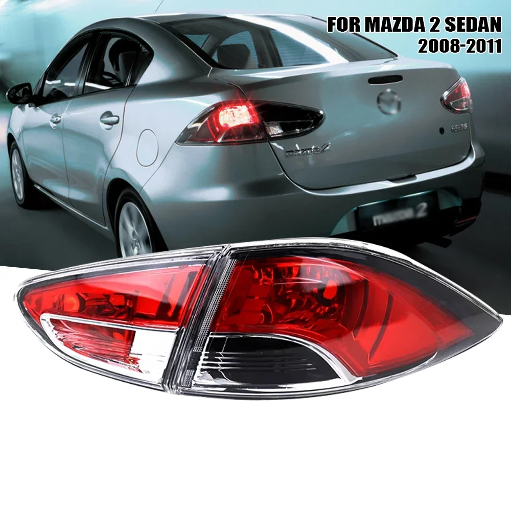 

Left/Right Side Tail Lamp For MAZDA 2 Sedan 2008 2009 2010 2011 Rear Tail Light Brake Lamp with