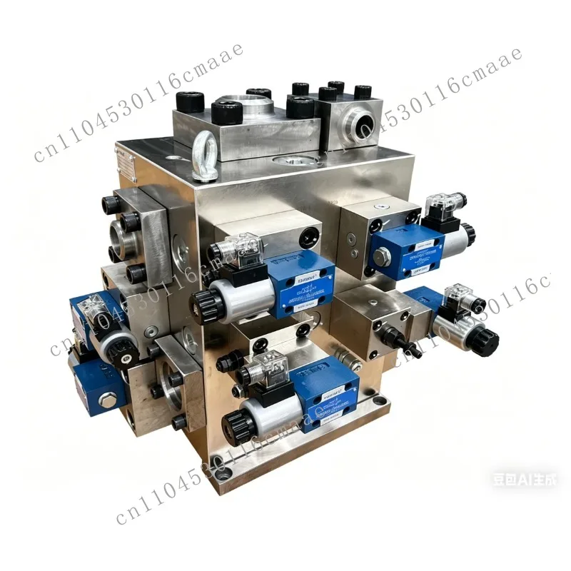 Hydraulic valve block cover, plug-in accessories, cartridge valves