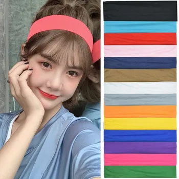 요가 스포츠 스웨트밴드, 통기성 흡수성 머리띠, 땀 머리 머리띠, 부드럽고 부드러운 야외 스포츠 요가 머리띠, 달리기 액세서리 