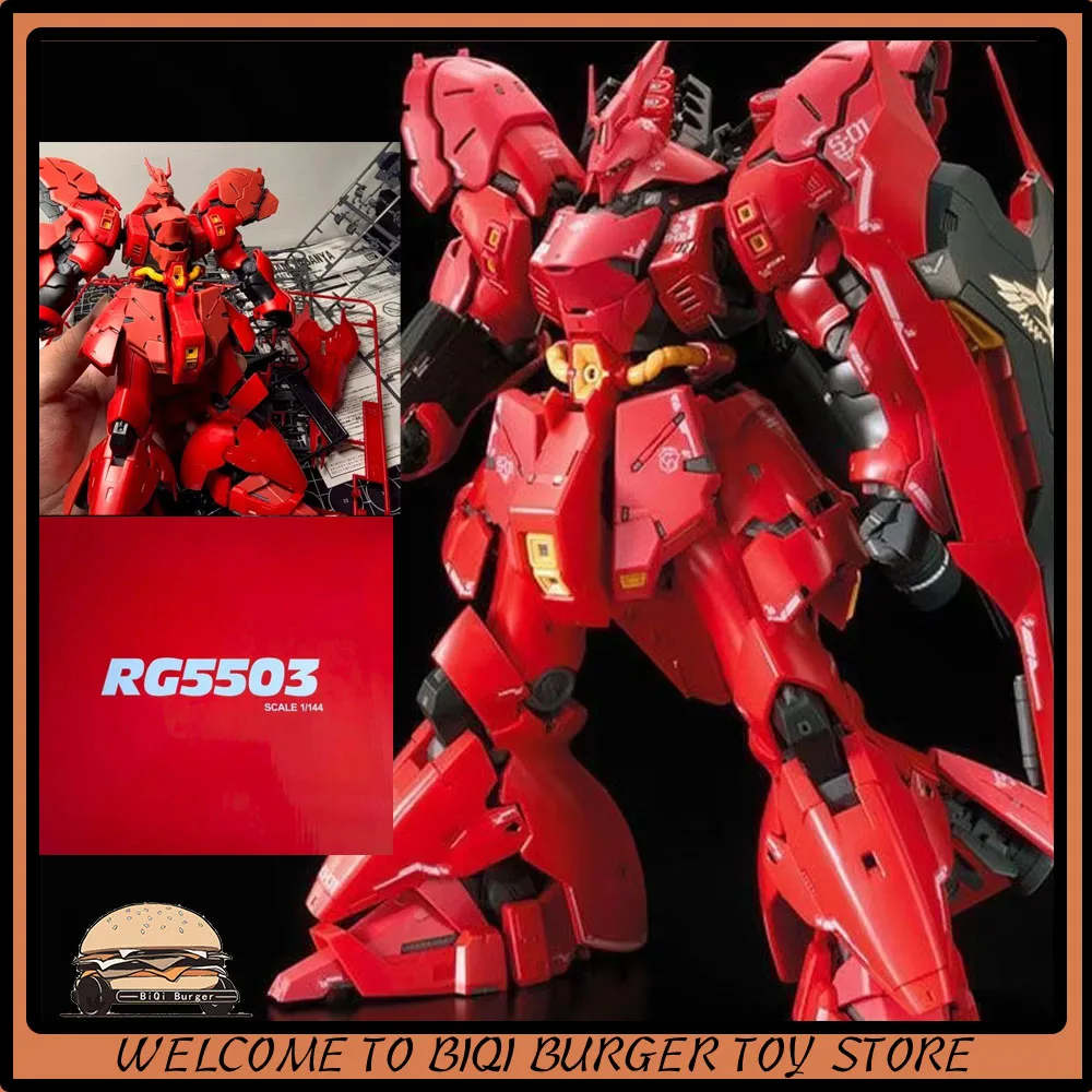 

Новый комплект модели Stap Mode Sazabi Msn-04 Rg 1/144, фигурки робота, пластиковая модель, детские игрушки для хобби, подарки