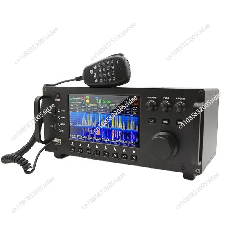 Transceiver with Wi-Fi Connection, Mobile Radio LF, HF, 6M, VHF, UHF, DDC, Duke, 20W, 0-750MHz