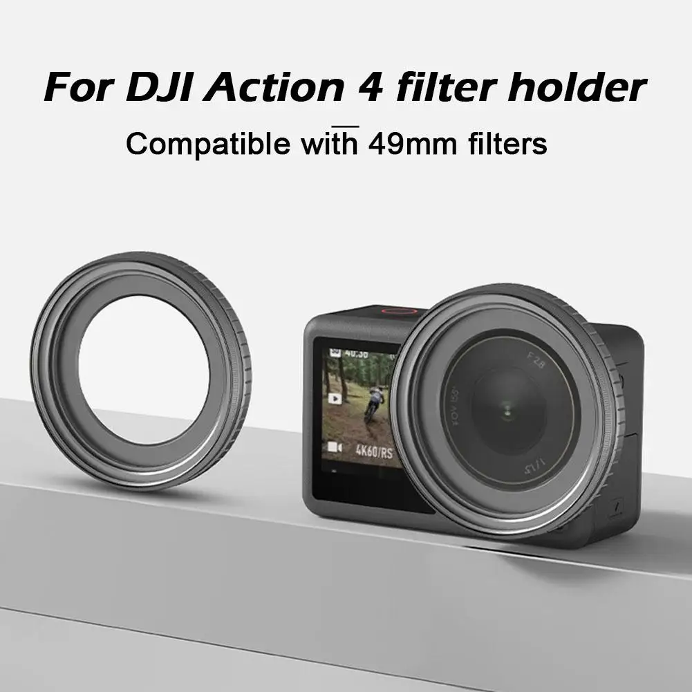   Аксессуары для dji Osmo Action 4, держатель фильтра, защитная рамка, металлическая легкая защита фильтра для dji Action4 Ca S4W7