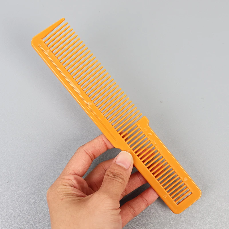 مشط تشذيب الشعر البلاستيكي المضاد للساكنة ، رأس مسطح ، مشط تصفيف الصالون ، 1:
