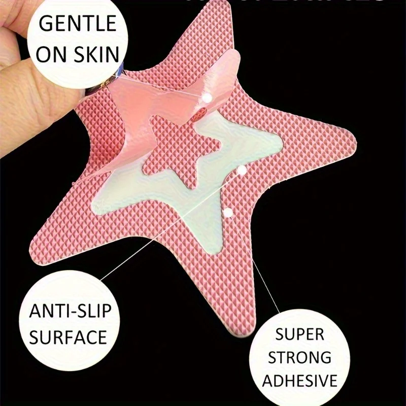 Waterproof Star Shaped Bathtub Sticker  Non-Slip, Self-Adhesive, Removable, and Decorative Perfect for Bathroom and Toilet Decor