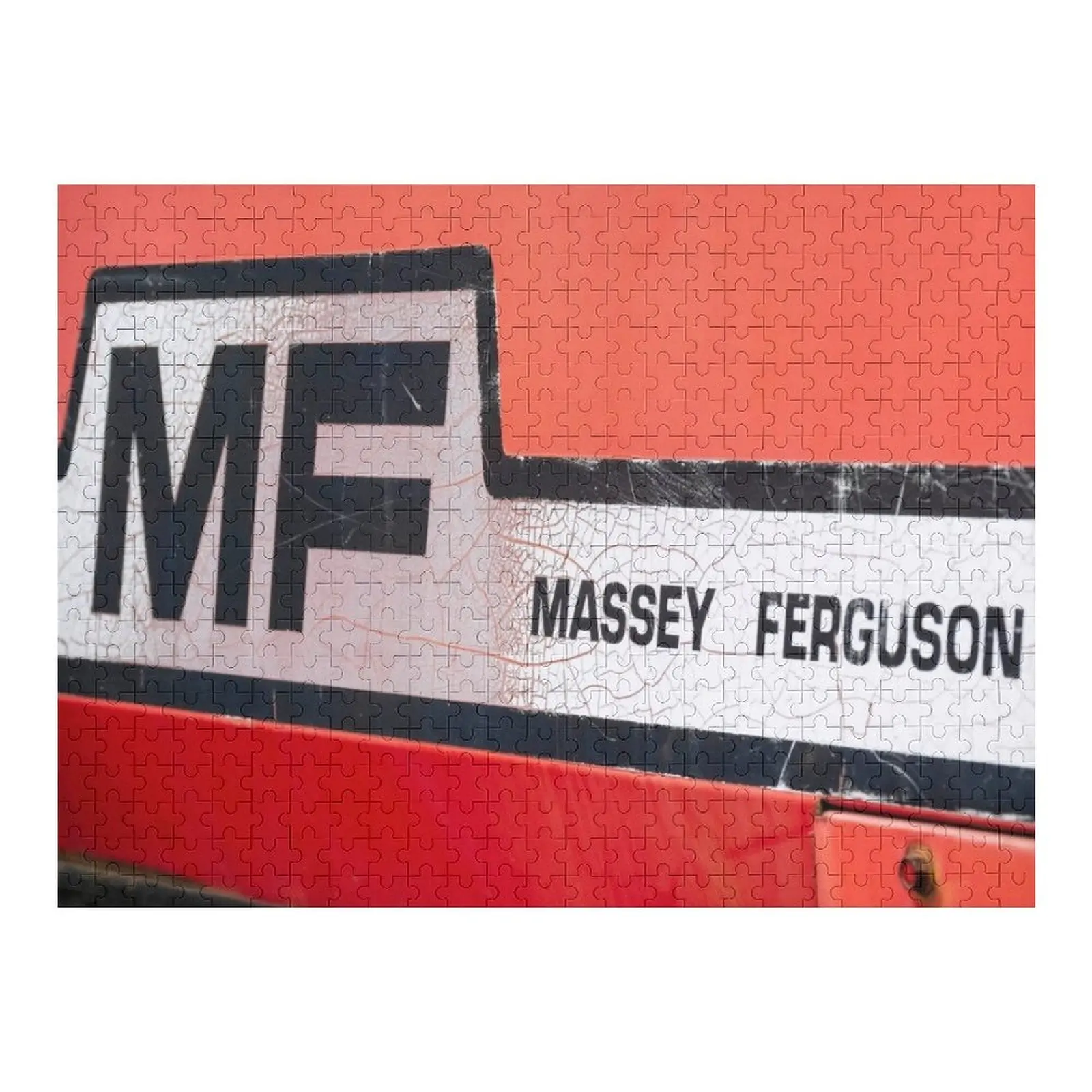 

Vintage Massey Ferguson Logo Jigsaw Puzzle Personalized Custom Wood Custom Photo Personalized For Kids Puzzle