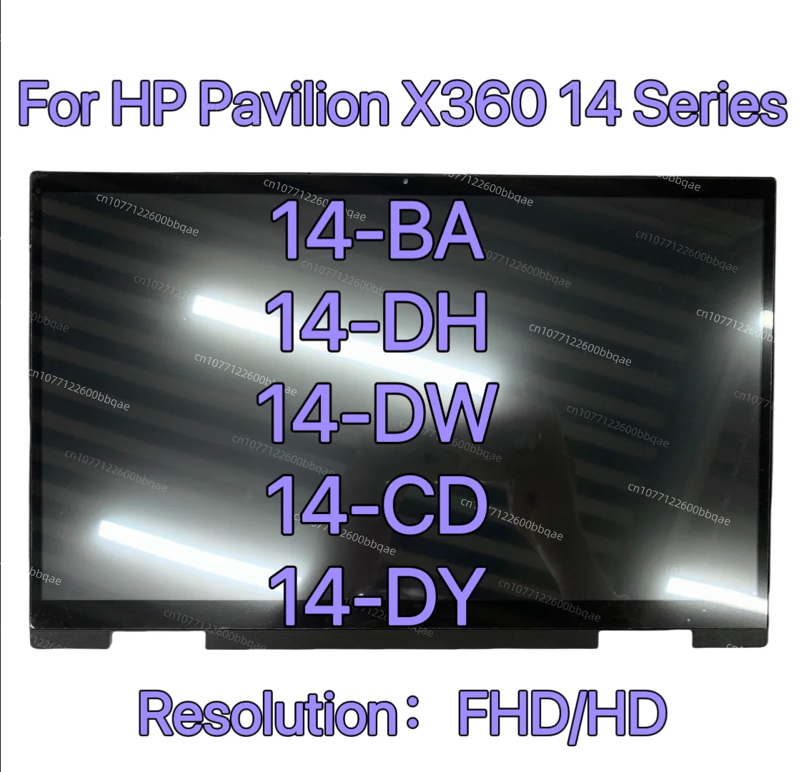 Для HP Pavilion x360 14 Series 14-DY 14-DH 14-DW 14-CD 14-BA ноутбука с дигитайзером сенсорного экрана, замена ЖК-дисплея в сборе Для HP Pavilion x360 14 Series 14-DY 14-DH 14-DW 14-CD 14-BA ноутбука с дигитайзером сенсорного экрана, замена ЖК-дисплея в сборе