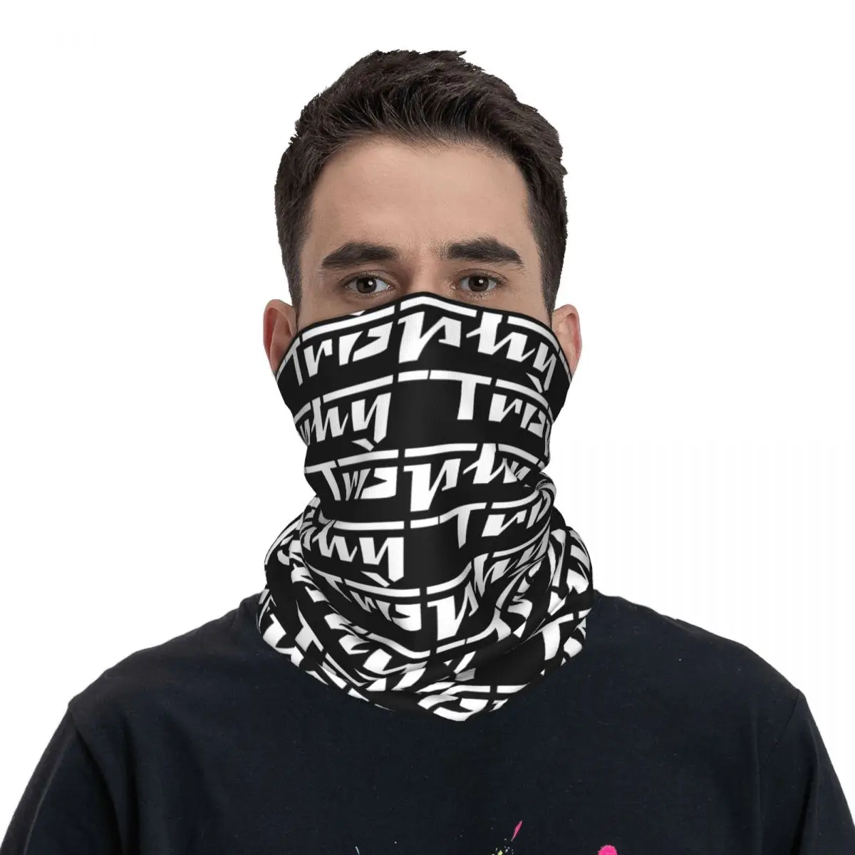 Trophäen logo (weiß) Bandana Hals abdeckung gedruckt Motor Motocross mz Moto Wickels chal läuft Unisex Erwachsenen wind dicht