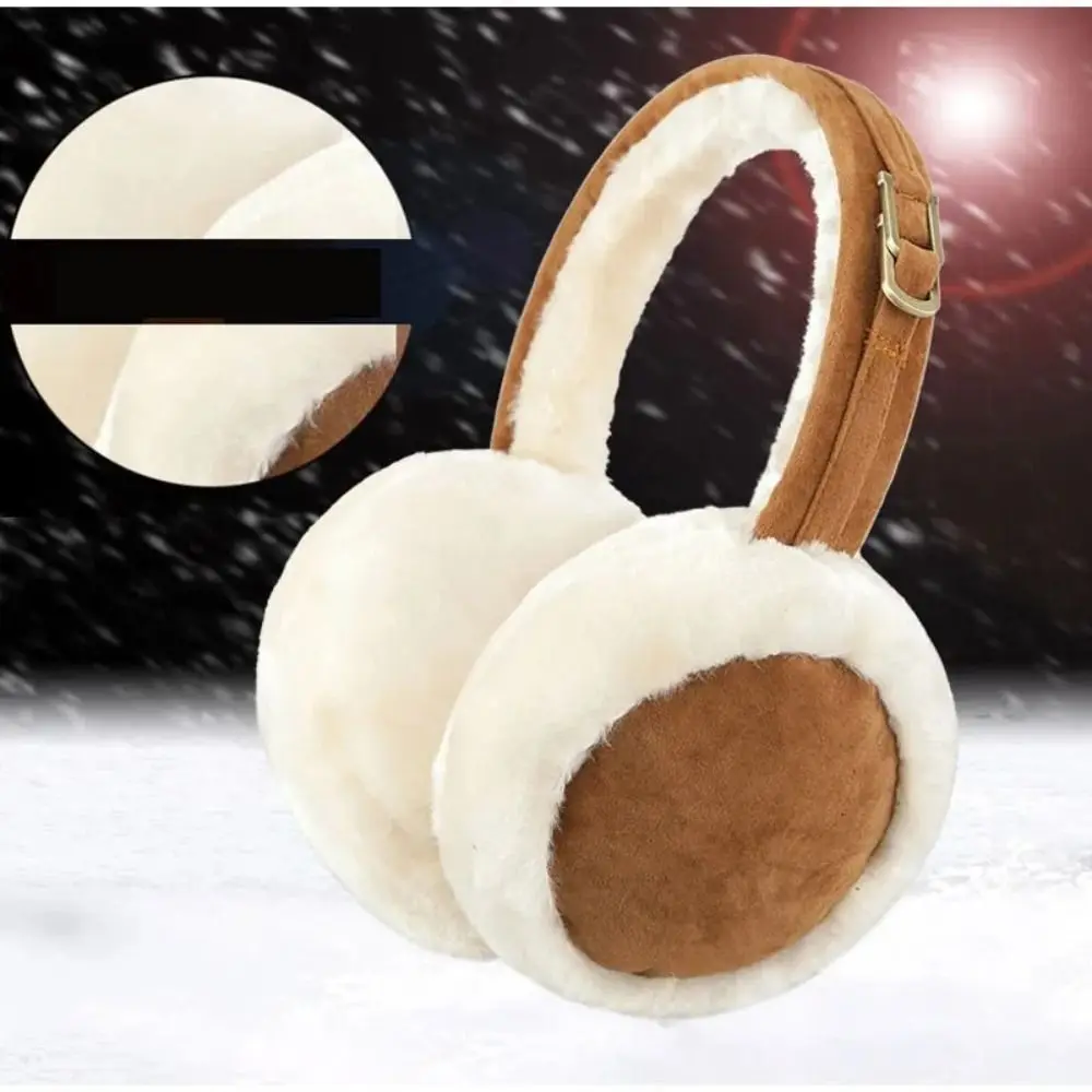 Cache-oreilles en peluche pliable pour hommes et femmes, cache-oreilles, oreillettes, protection contre le froid, extérieur, chaud, mode, hiver