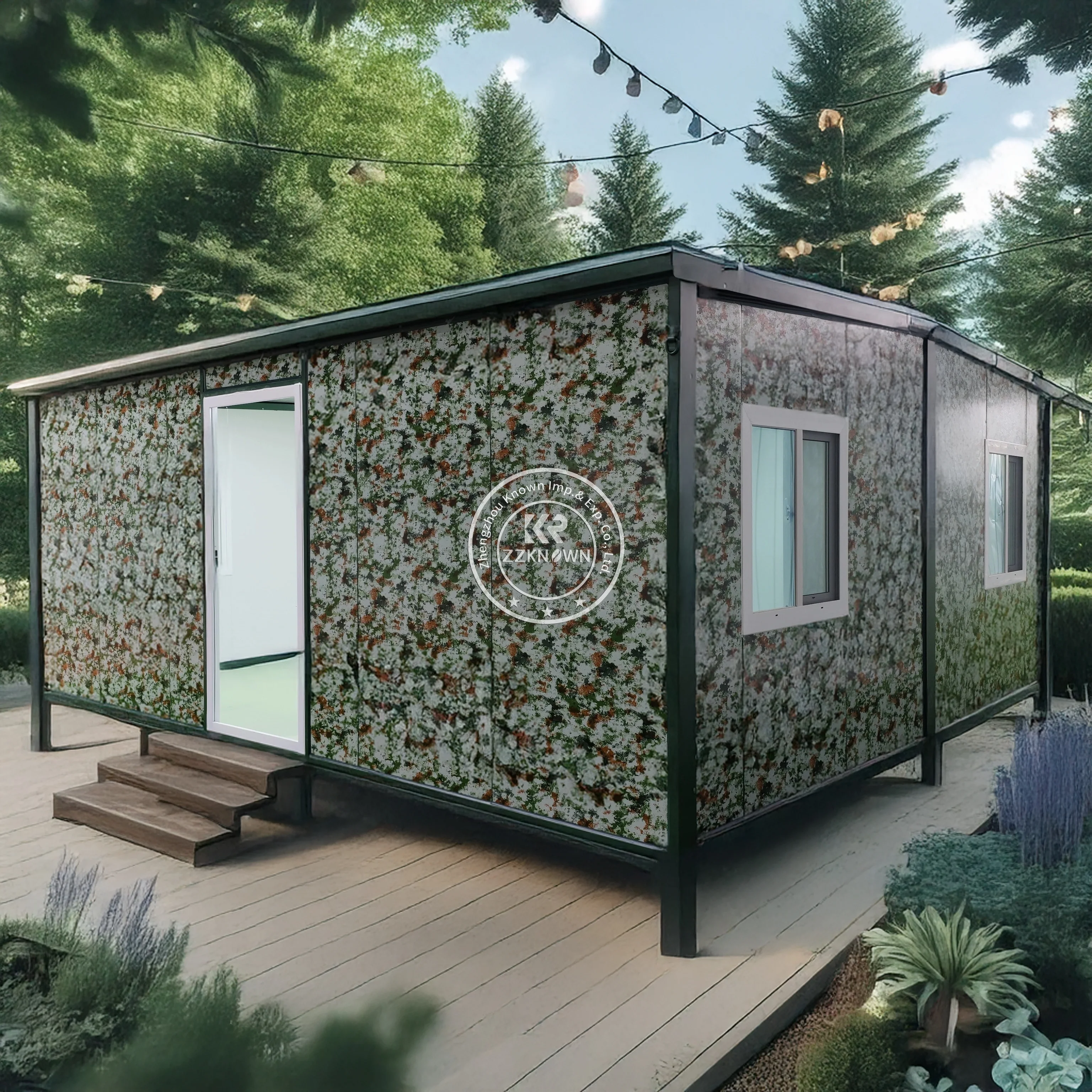 2025 Самый продаваемый прочный сборный дом длиной 20 футов. Современный складной контейнерный дом для жилых помещений для развития эко-реторт.