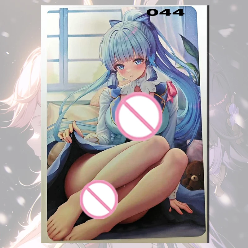 Goddess Story Uncharted Garden Carta smerigliata A5 Yae Miko Yoimiya Yelan Sangonomiya Kokomi ragazzo Collezione di giocattoli Regali di compleanno
