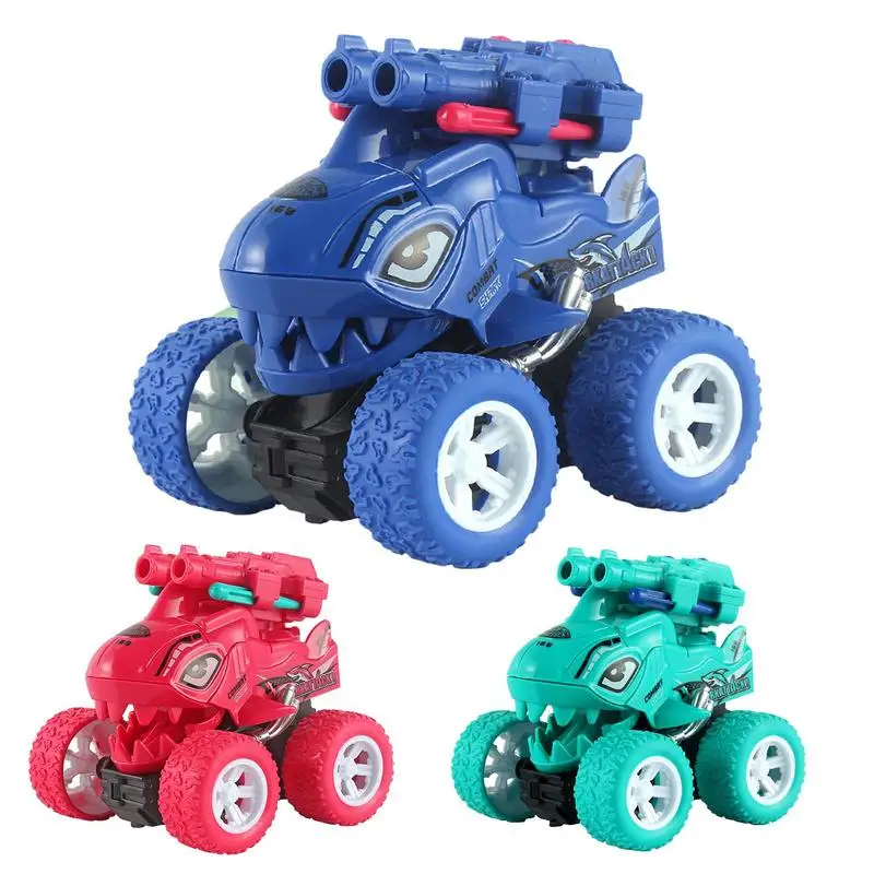 

Creative Dinosaur Vehicles Inertia Car Tyrannosaurus Rex Catapult Car Inertia Car Mini Tyrannosaurus Children Pull Back Car Toy