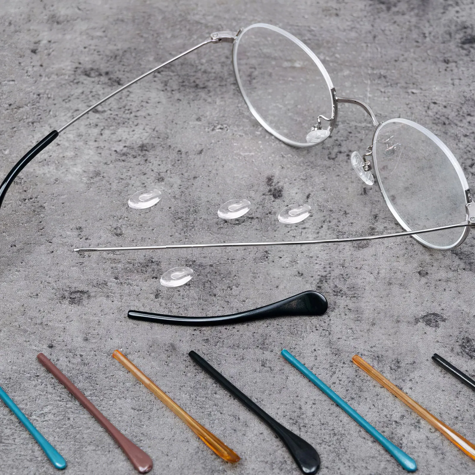 

Eyeglass Nose Pads Replacement Soft Silicone Clear Anti-Slip Bridge Pads For Sunglasses Eyewear Repair Accessories