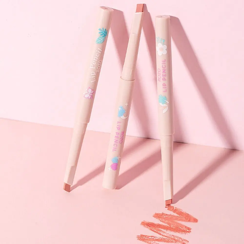 Wasserdicht matt Lip Liner süß 3 Farben langlebig nackt rosa Lippen tönung Lippen Kontur linie Samt Lip liner Lippenstift Stift Schönheit