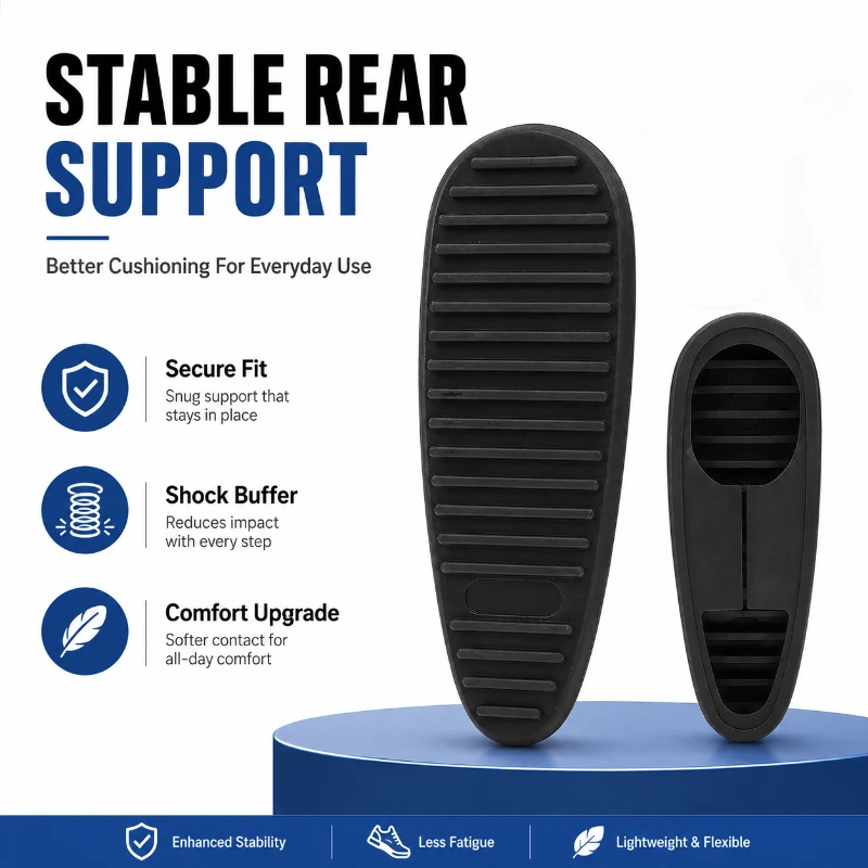 Grooved Anti-slip Rubber Cushion Flexible Shock Absorbing Raised Mat Hobby Replacement Fittings