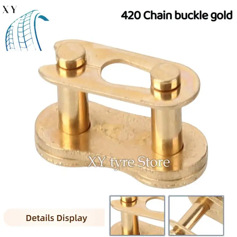 

Motorcycle chain connector, used for bicycle and motorcycle chain connectors, metal joints for loop links