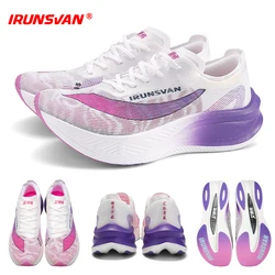 IRUNSVAN Carbon Plate Marathon Running Racing Shoes Professional Stable Support Shock-relief Ultra-light Rebound Sport Sneakers