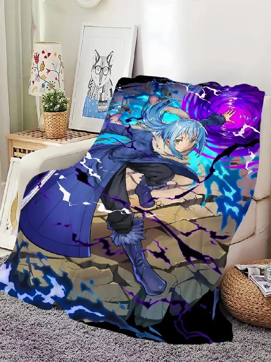 That Time I Got Reincarnated as a Slime Blanket  Soft Cozy Throw for Home Office Bedroom  Perfect Birthday Kid Gift