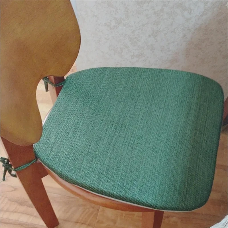 Modern Style Home Sitting Cushion Universal Horseshoe Shaped Dining Chair Non-slip Mat Soft Thickened Office Stool Pads