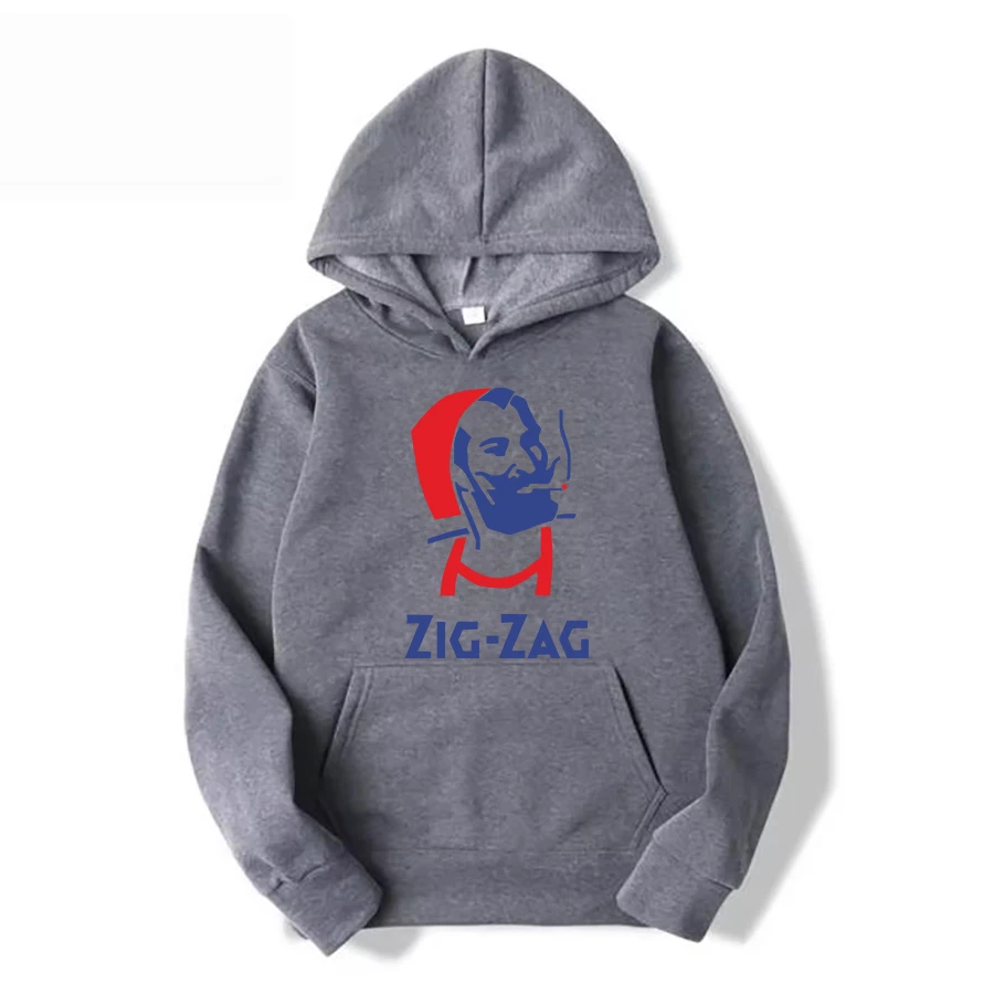 سويت شيرت برقبة دائرية وأكمام طويلة مع قبعة مطبوعة كاجوال دافئة وأنيقة الوزن الثقيل (وزن القماش 220–320 جم/م2) #4