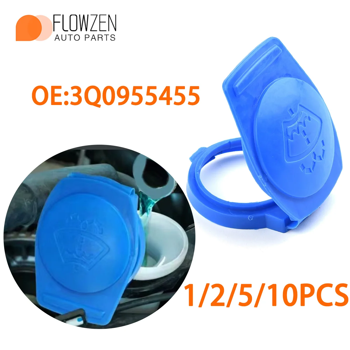 Auto Scheibenwischer Waschflüssigkeit Reservoir Tankdeckel Anwendbar Für Volkswagen Audi Porsche Cayenne 3Q0955455 Auto Zubehör