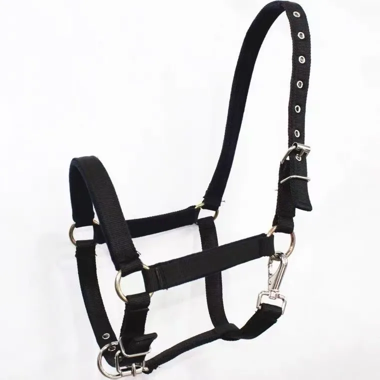 Horse Halter,Lightweight Portable Horse Rope Training Halter,Chin and Throat Snap Halter,Wear Resistant for Racecourse,Pasture