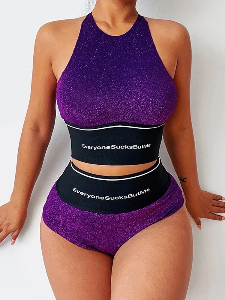 

Tank Top Mini Shorts Set Slim Fit Two Piece Set Women Sexy Club Outfit Conjunto Femenino Letters Printed Ensemble Femme 2 Pièces