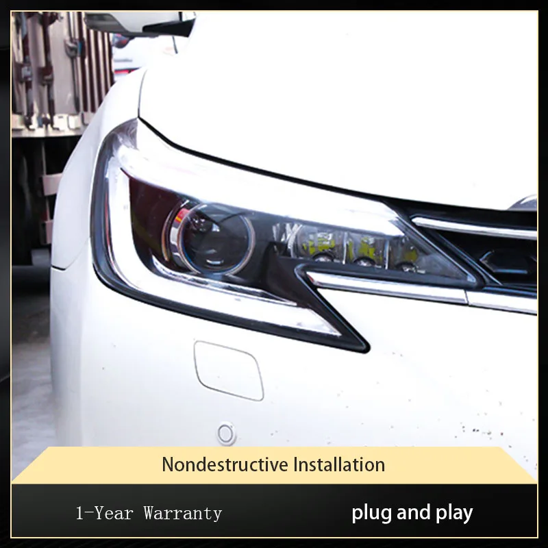 

Фары для Toyota Mark X Reiz 2013-2019 светодиодный новый дизайн, обновление автомобильного освещения DRL, биксеноновые передние лампы, аксессуары