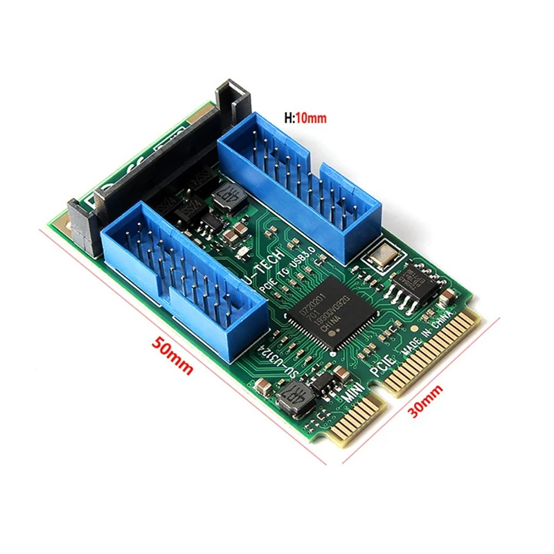 Mini PCI Express USB 3.0 Adapter Mini PCI-E To USB 4 Port Adapter Expansion Card Mini Pcie USB3.0 Converter