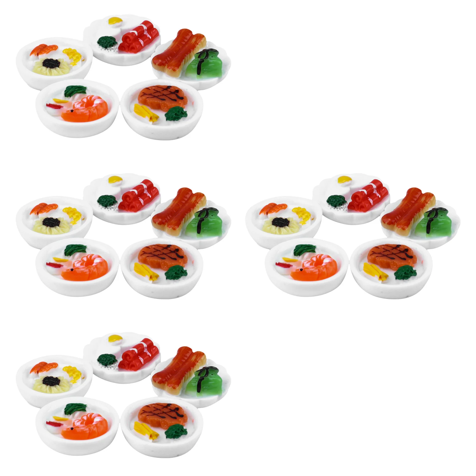 

20Pcs Simulation Food Charms Resin Decorative DIY Accessories Phone Case Making Materials Jewelry Craft Supplies Mini Handmade