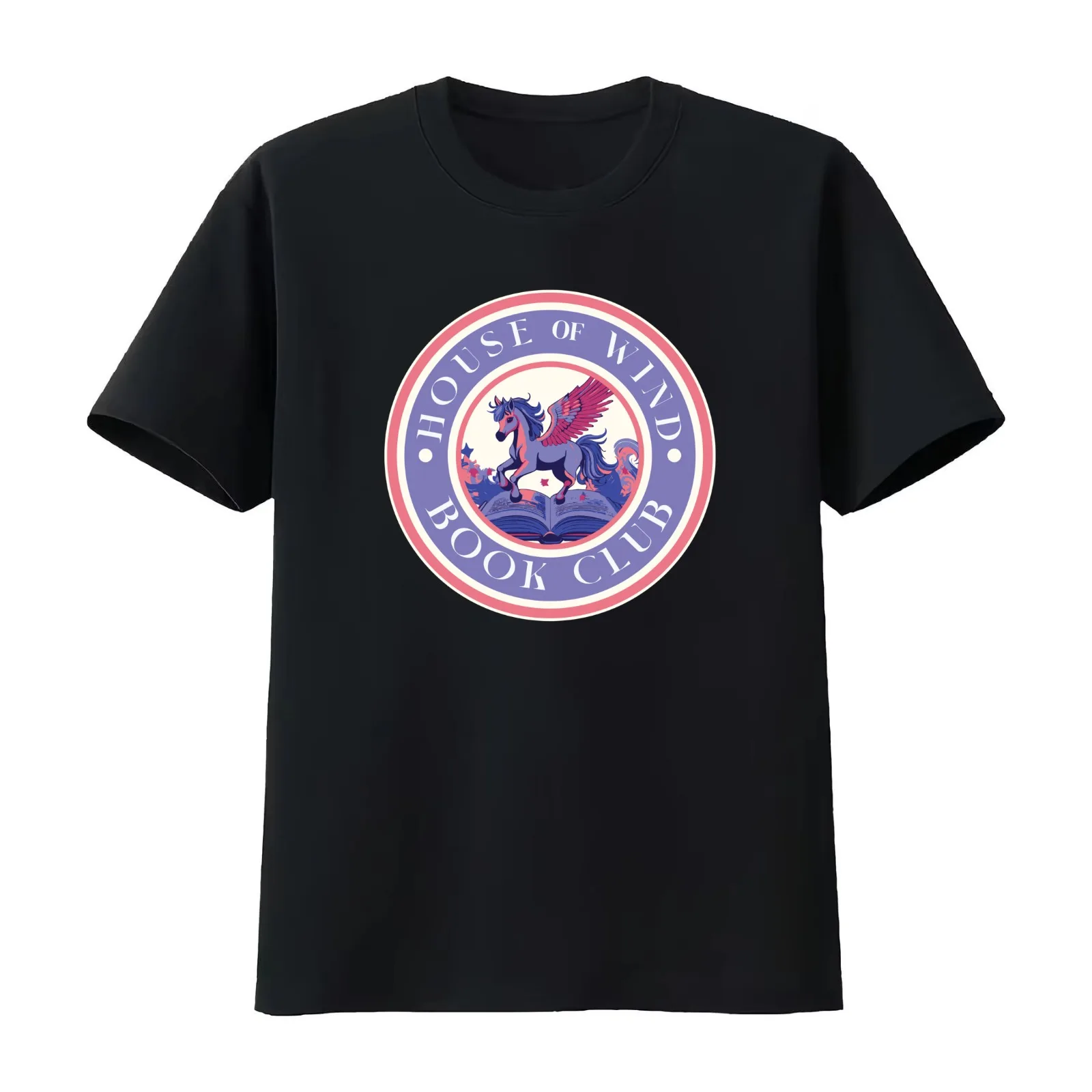 Valkerie Book Club ACOTAR Sticker ACOSF T-Shirt Summer Casual Cotton Tee Oversized Streetwear Tops Vintage Graphic Print