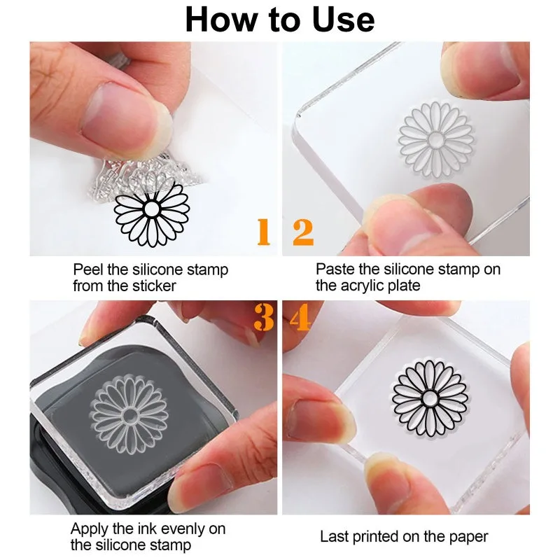 1Sheet Sunflower Clear Stamps Transparent Silicone Stamp for Card Making Decoration and DIY Scrapbooking