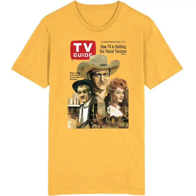 Gunsmoke Arness Stone Blake Tv Magazine T Shirt