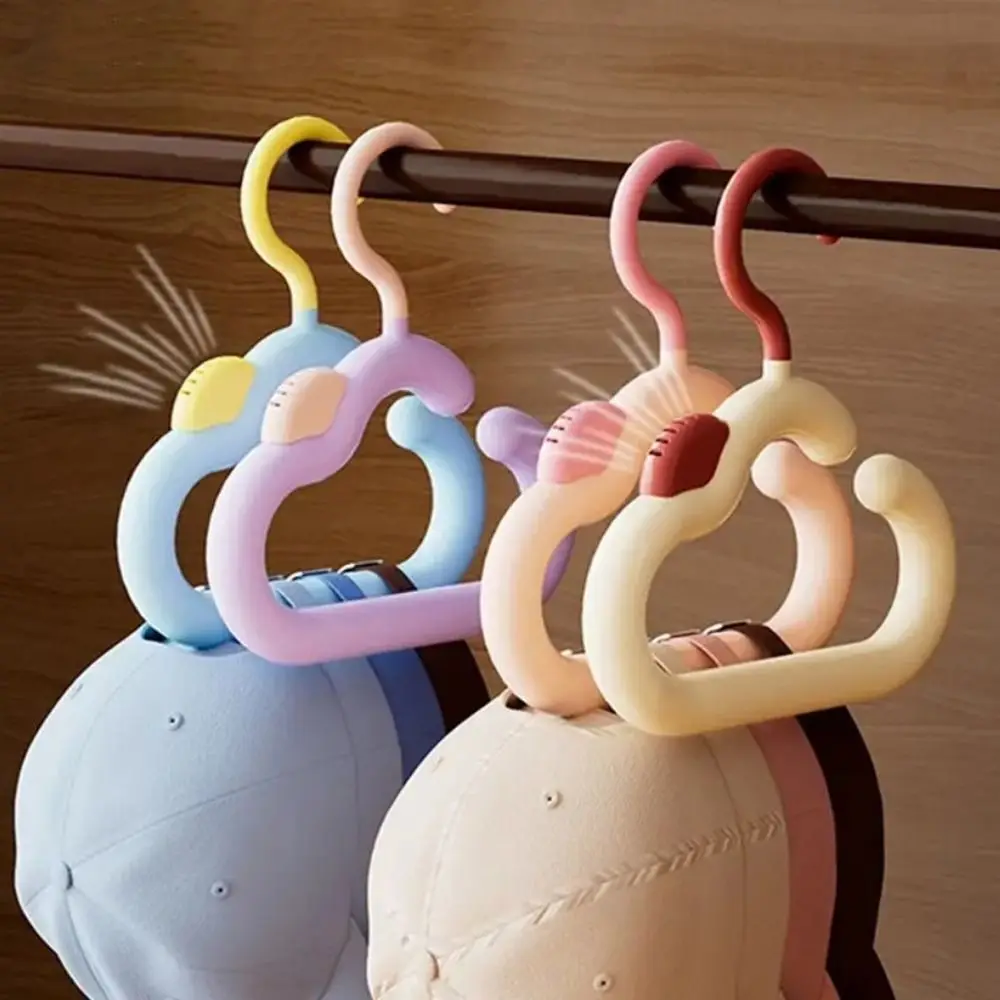 2PCS Space Saving Dopamine Aroma Cloud Hook Plastic Hanging Hat Storage Hanger Anti Slip Colorful Bag Hanging Rack Home Use