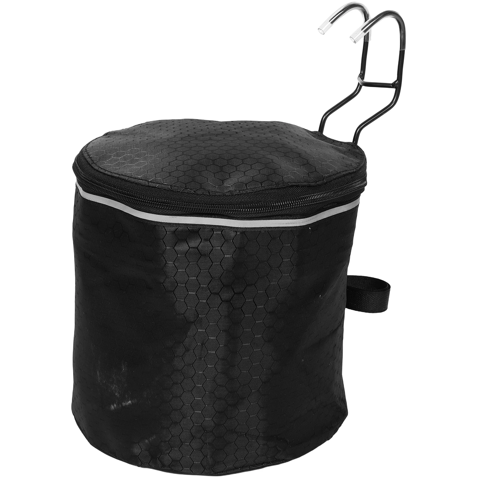 

Front Bike Basket Multi-Use Foldable Design Heavy Duty Storage for Bicycle Electric Tricycle Convenient Handlebar Mounting